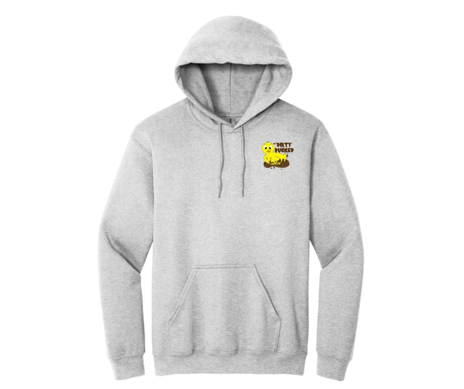 HEATHER GRAY DIRTY DUCK HOODIE