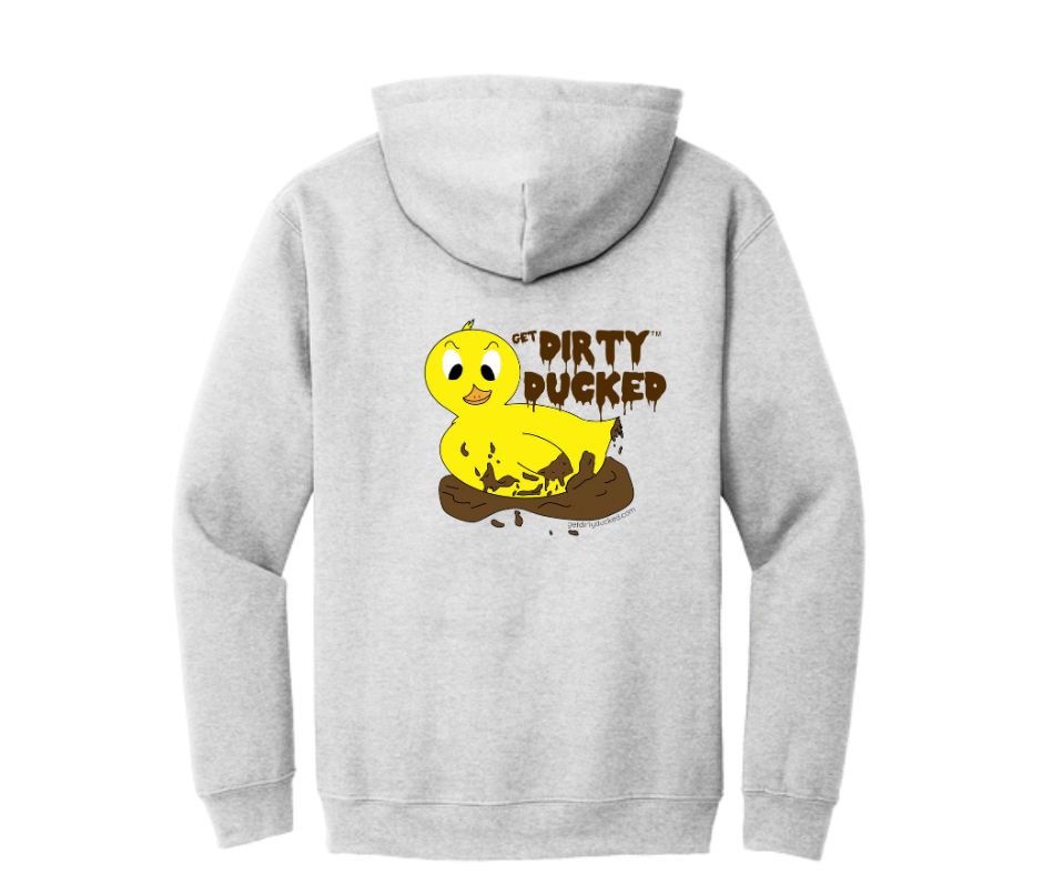 HEATHER GRAY DIRTY DUCK HOODIE